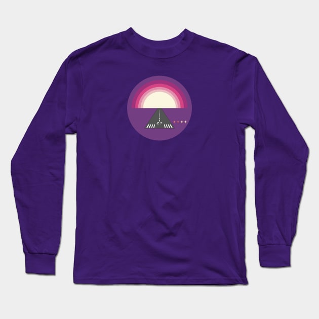 Sunset Landing Long Sleeve T-Shirt by Kassi Skye